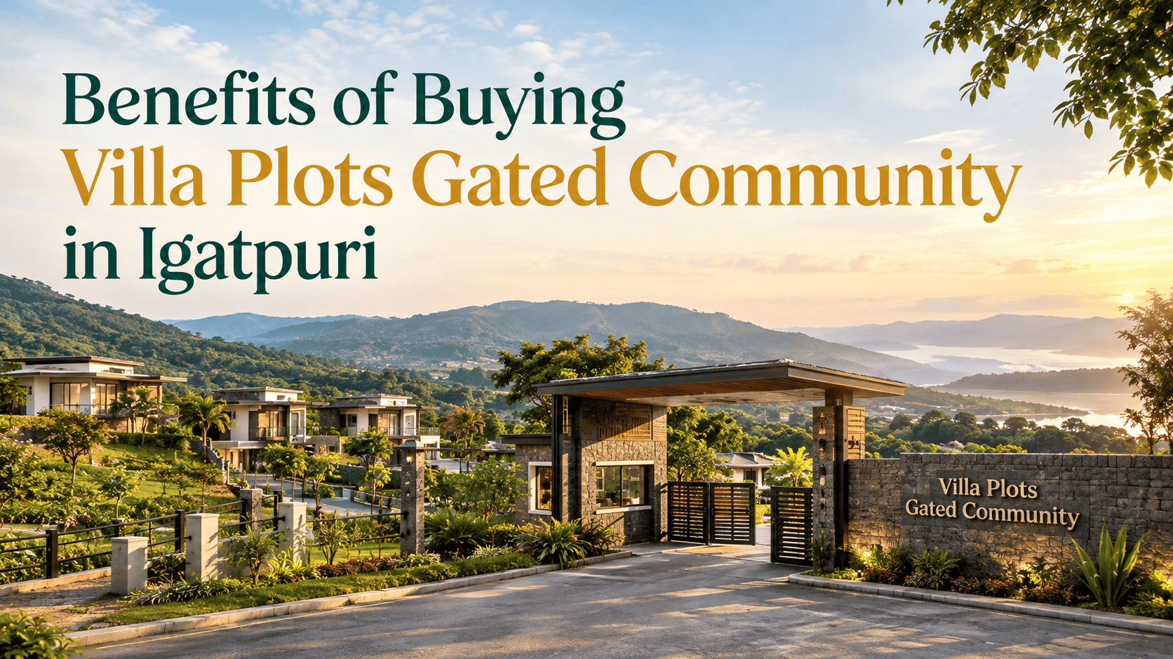 Benefits of Buying Villa Plots Gated Community in Igatpuri