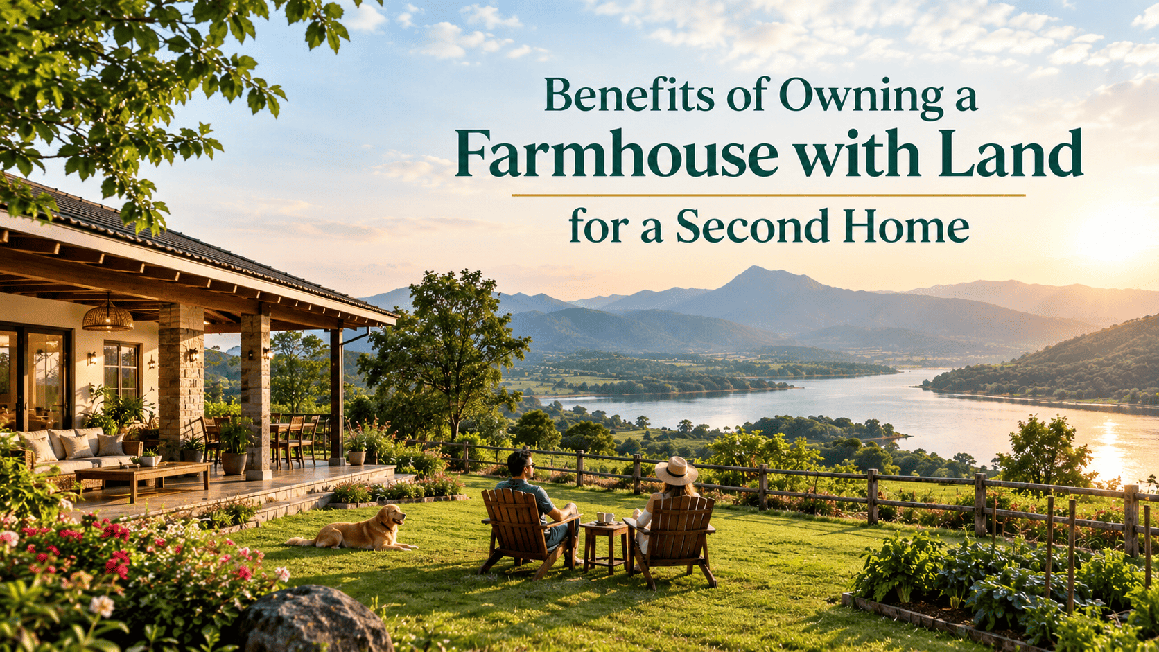Benefits of Owning a Farmhouse with Land for a Second Home