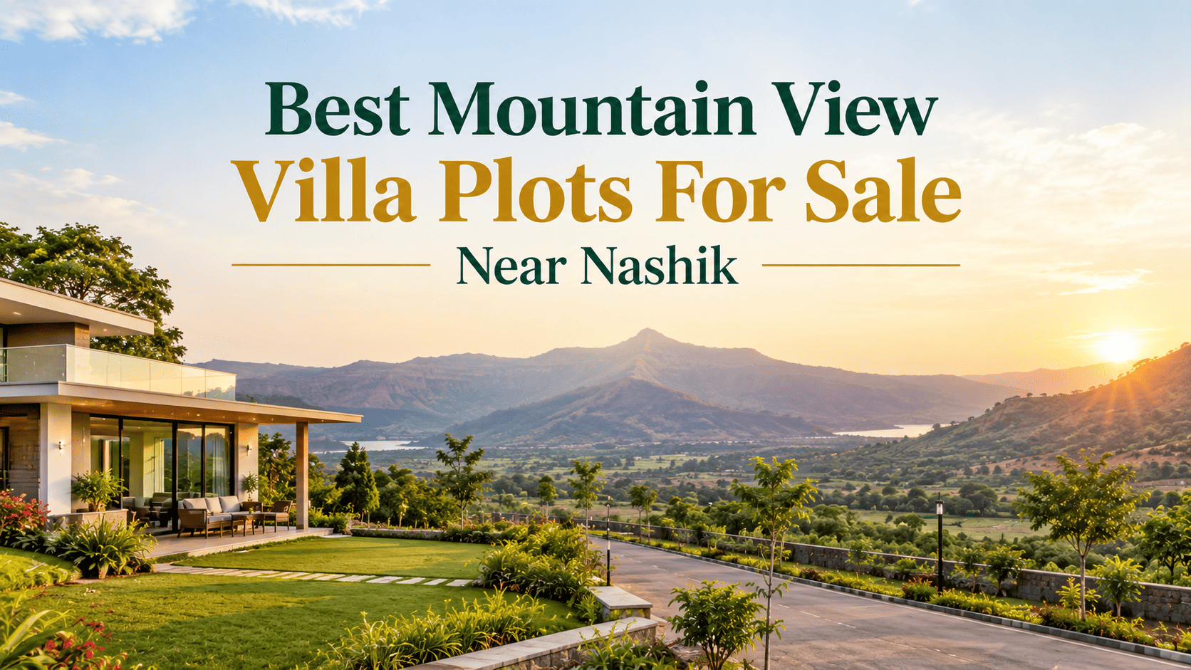 Best Mountain View Villa Plots For Sale Near Nashik