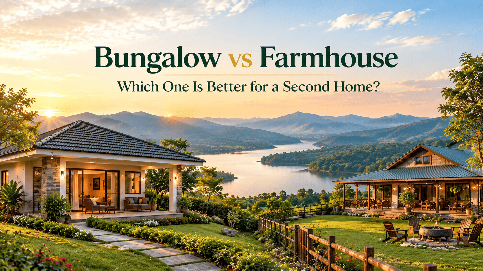 Bungalow vs Farmhouse - Which One Is Better for a Second Home