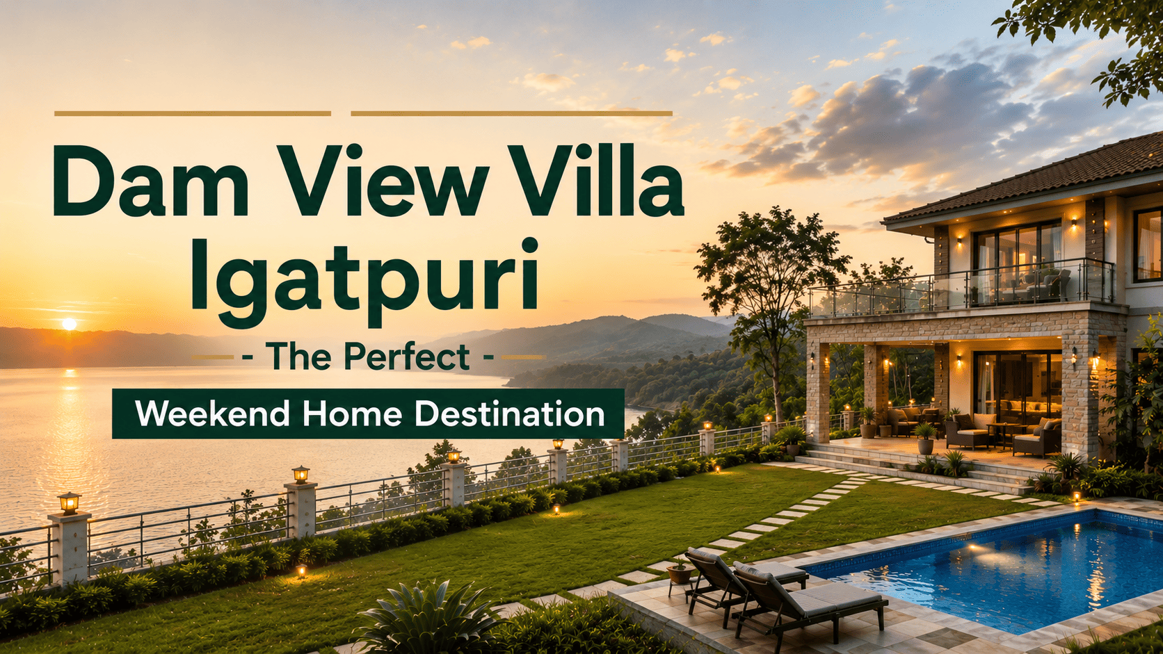 Dam View Villa Igatpuri - The Perfect Weekend Home Destination
