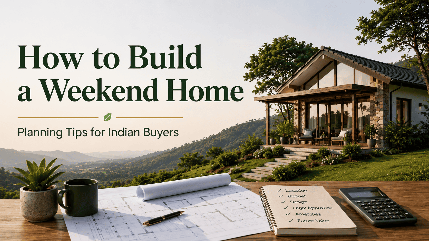 How to Build a Weekend Home - Planning Tips for Indian Buyers