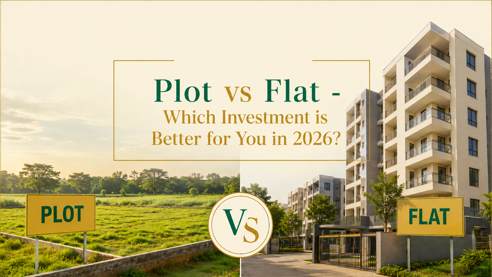 Plot vs Flat - Which Investment is Better for You in 2026?