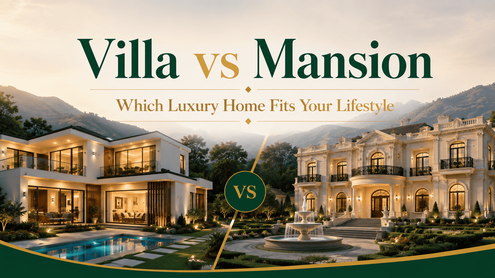 Villa vs Mansion - Which Luxury Home Fits Your Lifestyle?