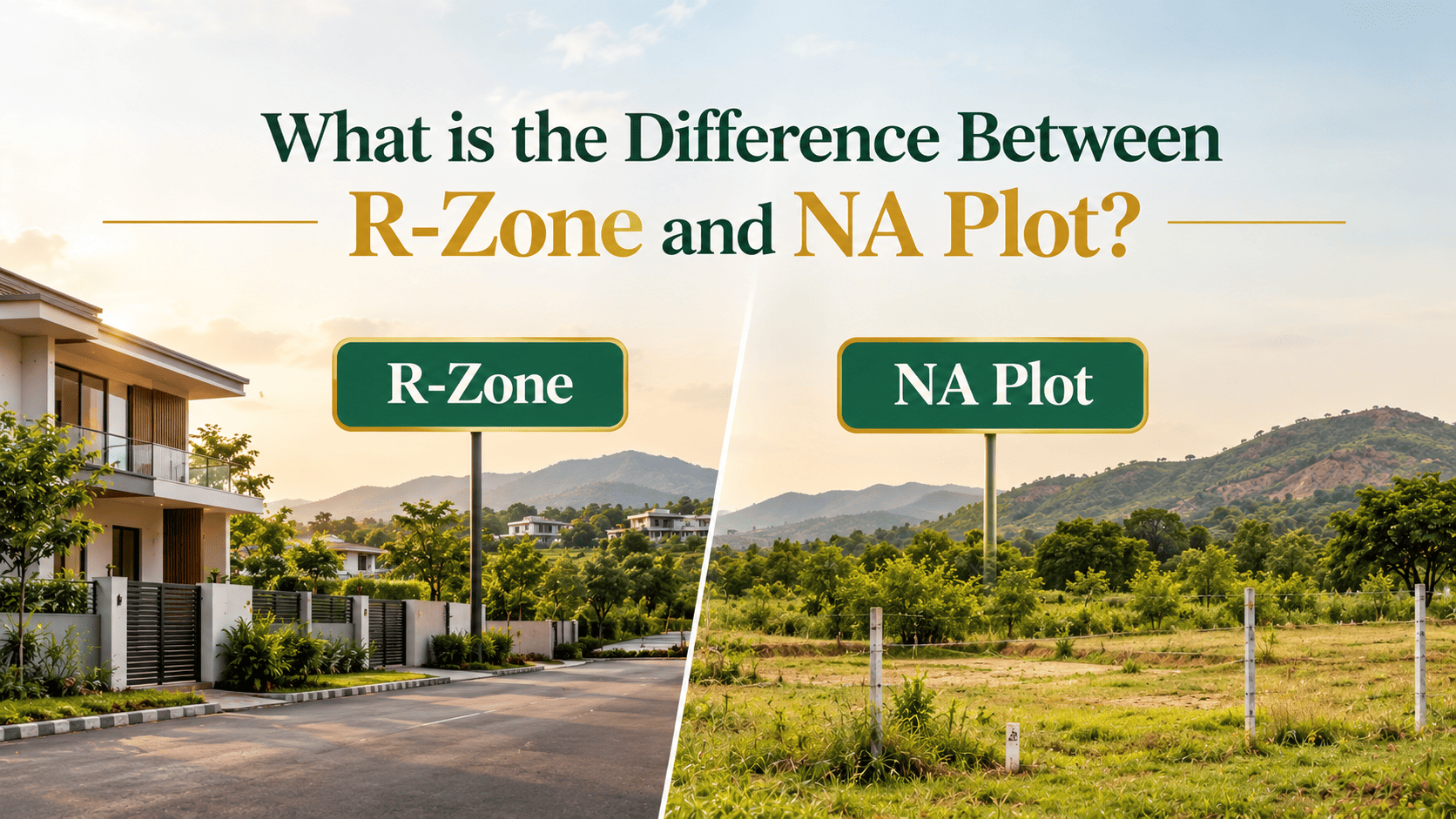 What is the Difference Between R-Zone and NA Plot?