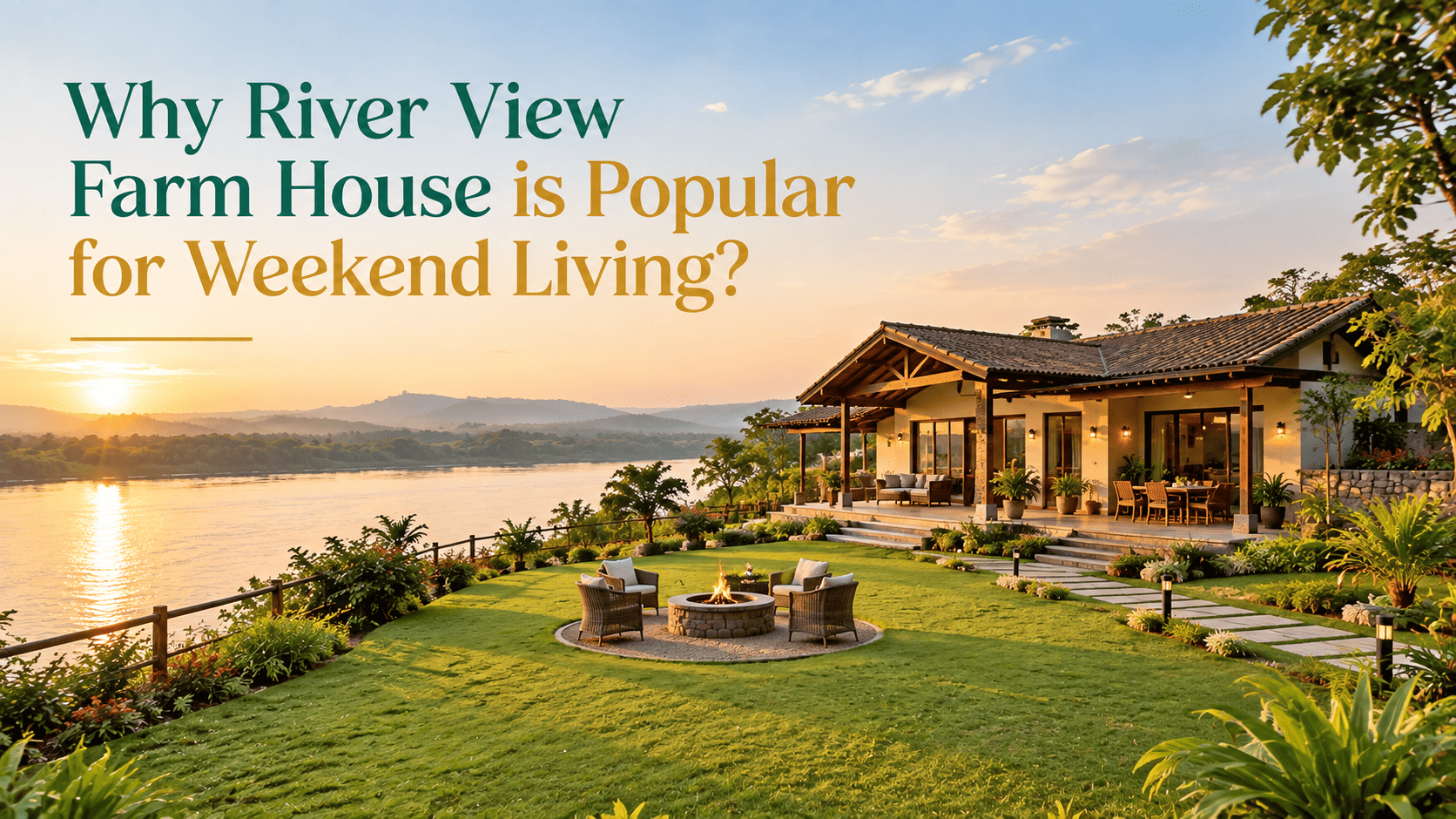 Why a River View Farm House Is Ideal for a Peaceful Weekend